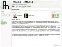 Tablet Screenshot of franklinheath.co.uk